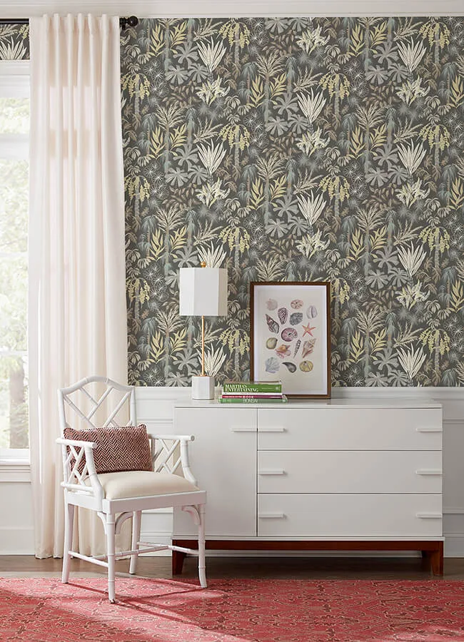 A-Street Prints Everglades wallpaper, color Grey, SKU 4172-27481