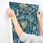 A-Street Prints Everglades - Teal Wallpaper | Buy Online A-Street Prints Everglades wallpaper, color Teal, SKU 4172-27482