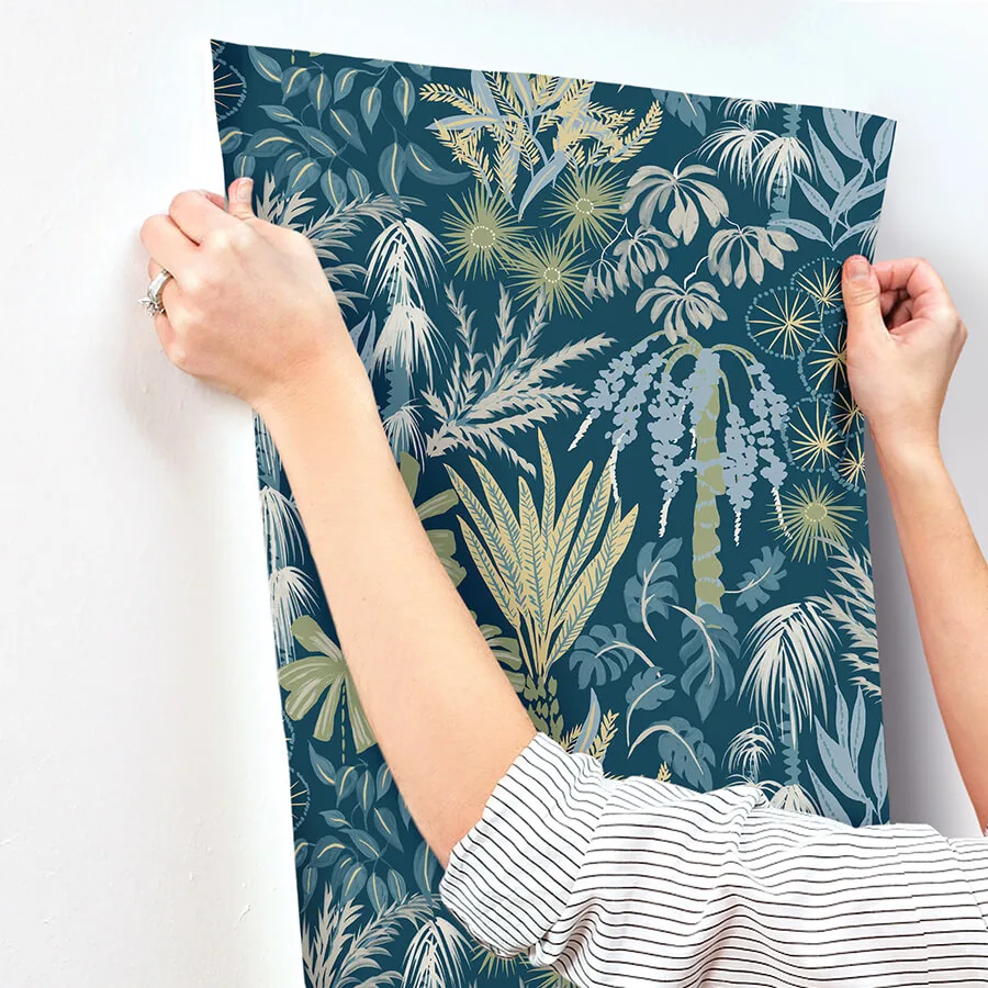 A-Street Prints Everglades - Teal Wallpaper | Buy Online A-Street Prints Everglades wallpaper, color Teal, SKU 4172-27482