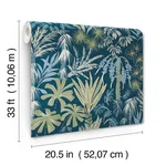 A-Street Prints Everglades - Teal Wallpaper | Buy Online A-Street Prints Everglades wallpaper, color Teal, SKU 4172-27482