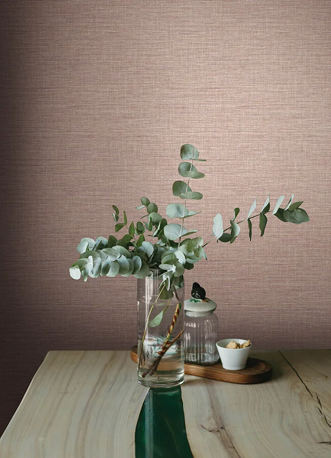 A-Street Prints Exhale wallpaper, color Blush, SKU 4143-26464