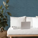 A-Street Prints Exhale - Denim Wallpaper | Buy Online A-Street Prints Exhale wallpaper, color Denim, SKU 4014-26460