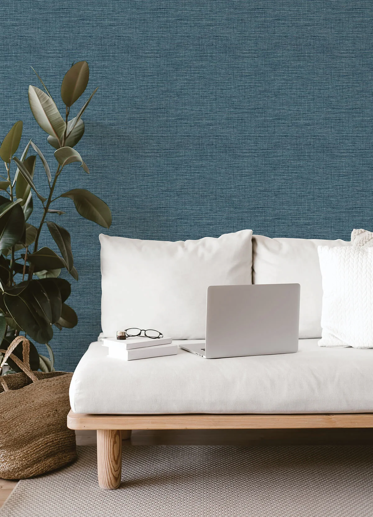 A-Street Prints Exhale - Denim Wallpaper | Buy Online A-Street Prints Exhale wallpaper, color Denim, SKU 4014-26460
