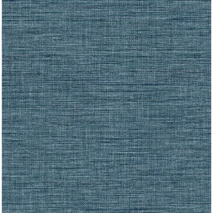 A-Street Prints Exhale wallpaper, color Denim, SKU 4046-26460