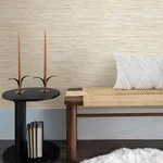 A-Street Prints Exhale Woven Faux Grasscloth wallpaper, color Dove, SKU 4146-27258