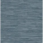 A-Street Prints Exhale Woven Faux Grasscloth wallpaper, color Indigo, SKU 4146-27260