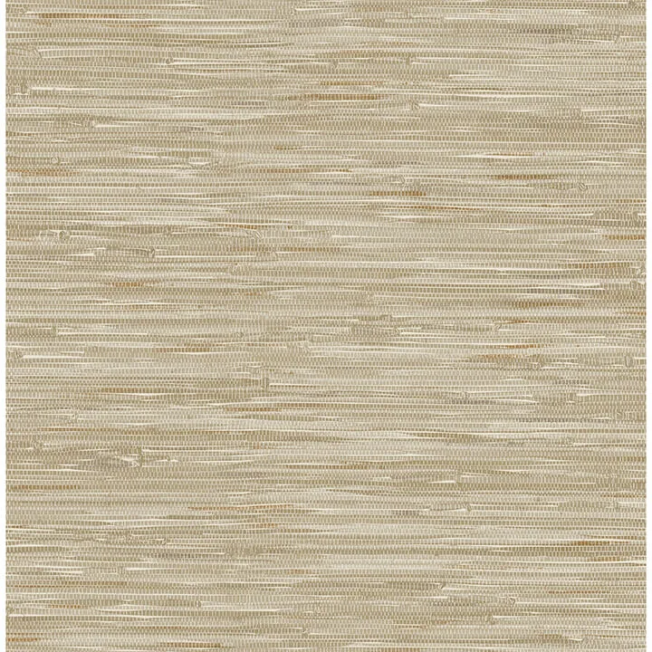 A-Street Prints Exhale Woven Faux Grasscloth wallpaper, color Light Brown, SKU 4146-27259