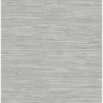 A-Street Prints Exhale Woven Faux Grasscloth wallpaper, color Light Grey, SKU 4146-27263