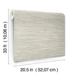 A-Street Prints Exhale Woven Faux Grasscloth wallpaper, color Light Grey, SKU 4146-27263