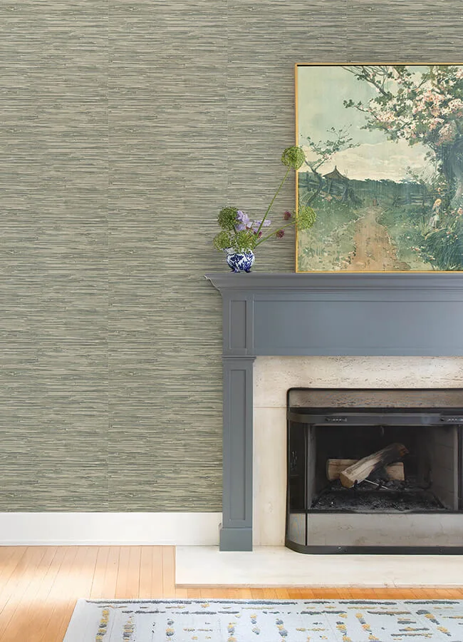 A-Street Prints Exhale wallpaper, color Moss, SKU 4147-27261