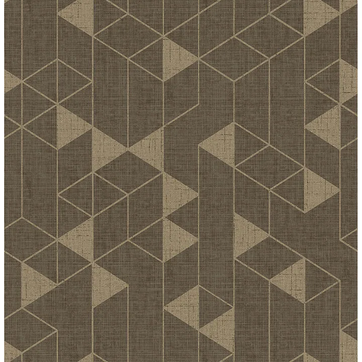 A-Street Prints Fairbank wallpaper, color Chocolate, SKU 4034-26773