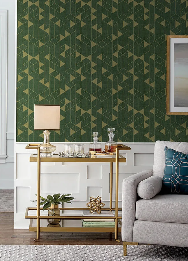 A-Street Prints Fairbank wallpaper, color Evergreen, SKU 4034-26774