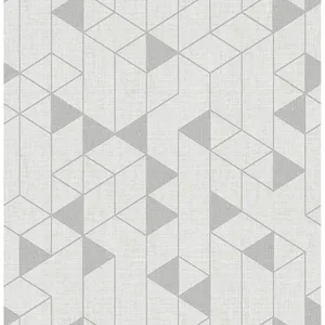 A-Street Prints Fairbank wallpaper, color Silver, SKU 4034-26771