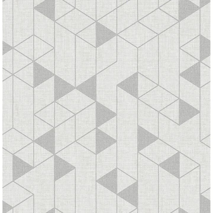 A-Street Prints Fairbank wallpaper, color Silver, SKU 4034-26771