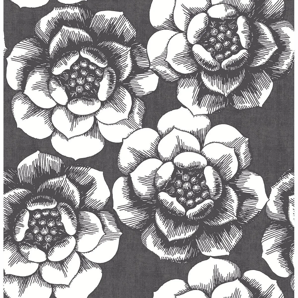 A-Street Prints Fanciful wallpaper, color Black, SKU 2763-24206