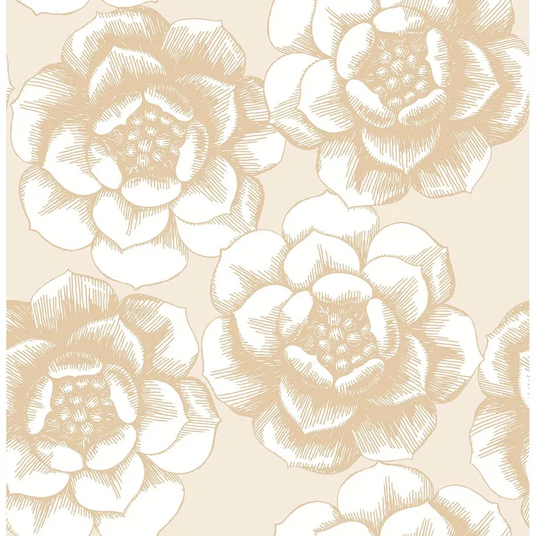 A-Street Prints Fanciful wallpaper, color Gold, SKU 2763-24241