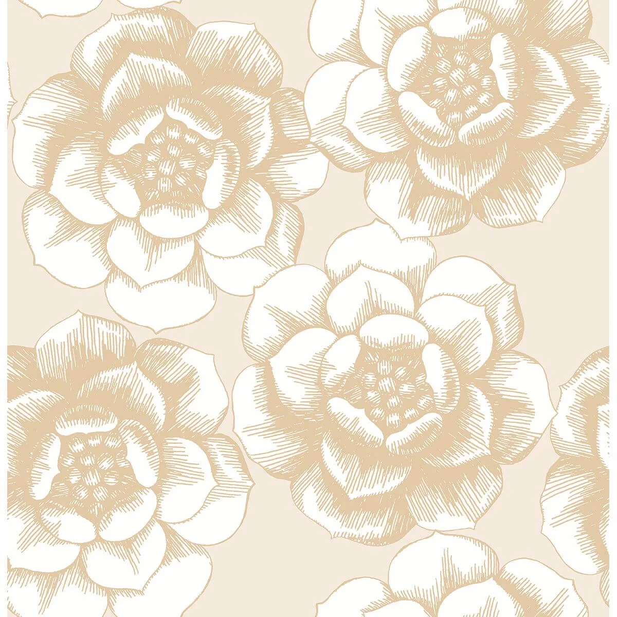 A-Street Prints Fanciful wallpaper, color Gold, SKU 2763-24241