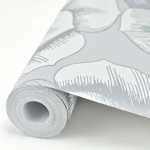 A-Street Prints Fanciful wallpaper, color Silver, SKU 2763-24240