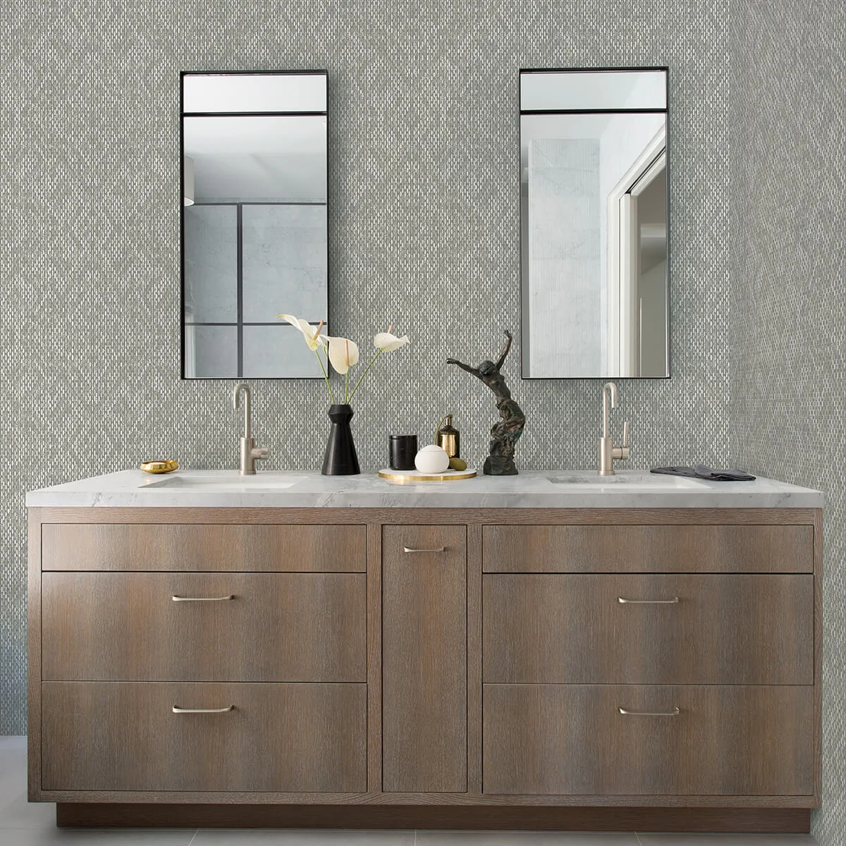 A-Street Prints Felix wallpaper, color Grey, SKU 2975-26247