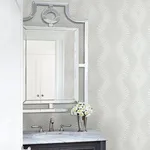 A-Street Prints Feliz wallpaper, color Silver, SKU 2793-87327