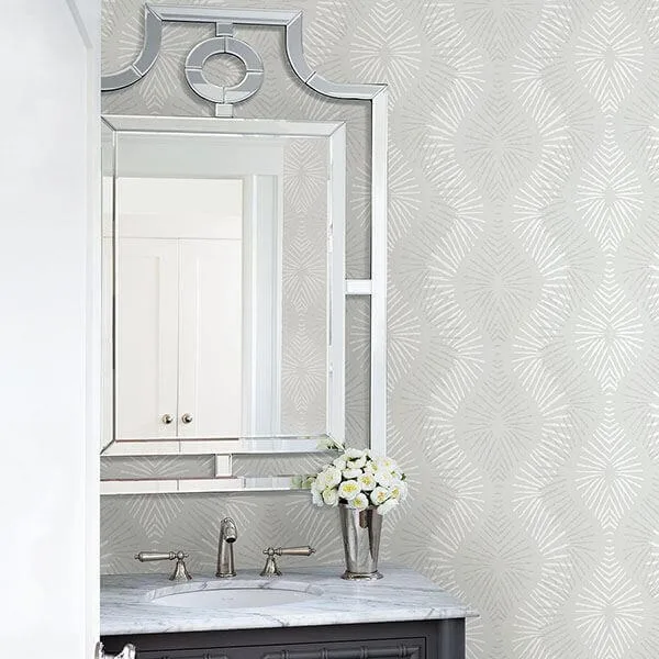 A-Street Prints Feliz wallpaper, color Silver, SKU 2793-87327