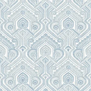 A-Street Prints Fernback wallpaper, color Blue, SKU 4074-26611