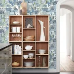 A-Street Prints Fika - Blue Wallpaper | Buy Online A-Street Prints Fika wallpaper, color Blue, SKU 4066-26555