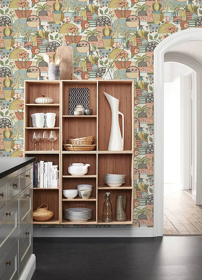 A-Street Prints Fika wallpaper, color Mustard, SKU 4066-26556