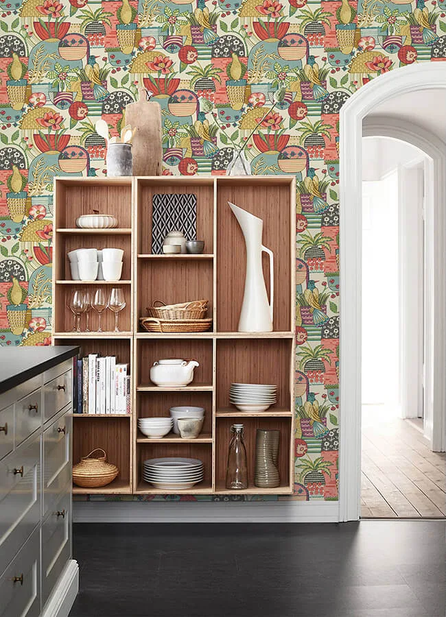 A-Street Prints Fika - Plum Wallpaper | Buy Online A-Street Prints Fika wallpaper, color Plum, SKU 4066-26558