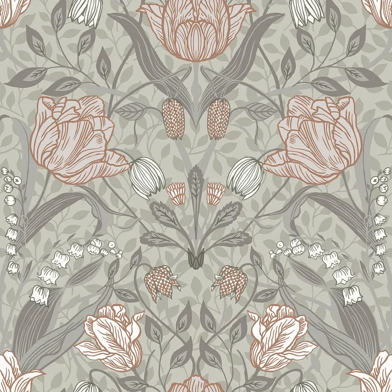 A-Street Prints Filippa wallpaper, color Grey, SKU 2999-44105