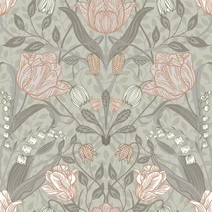 A-Street Prints Filippa wallpaper, color Grey, SKU 4080-44105