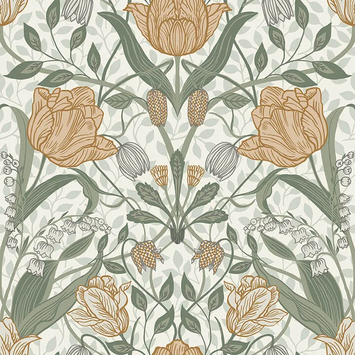 A-Street Prints Fillippa wallpaper, color Green, SKU 4080-33006