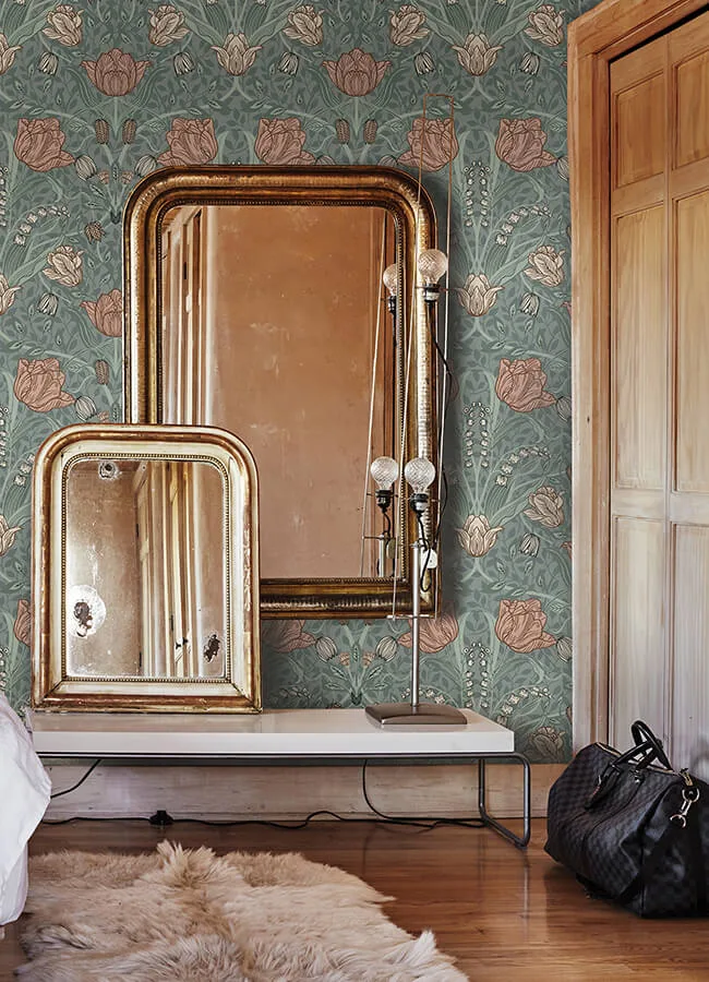 A-Street Prints Fillippa - Sage Wallpaper | Buy Online A-Street Prints Fillippa wallpaper, color Sage, SKU 4080-33010
