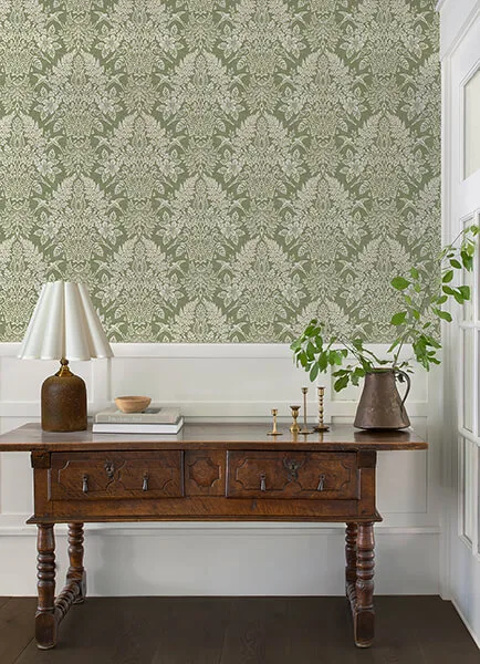 A-Street Prints Finch wallpaper, color Light Green, SKU 4173-27620