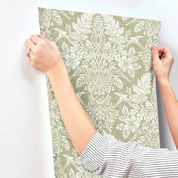 A-Street Prints Finch - Light Green Wallpaper | Buy Online A-Street Prints Finch wallpaper, color Light Green, SKU 4173-27620