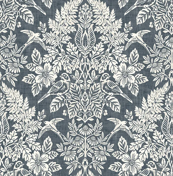 A-Street Prints Finch wallpaper, color Blue, SKU 4173-27622