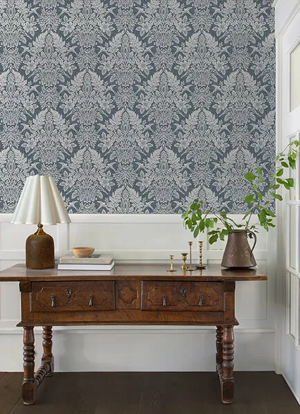 A-Street Prints Finch wallpaper, color Blue, SKU 4173-27622