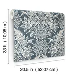 A-Street Prints Finch - Blue Wallpaper | Buy Online A-Street Prints Finch wallpaper, color Blue, SKU 4173-27622