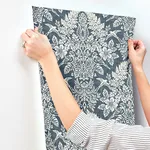A-Street Prints Finch - Blue Wallpaper | Buy Online A-Street Prints Finch wallpaper, color Blue, SKU 4173-27622