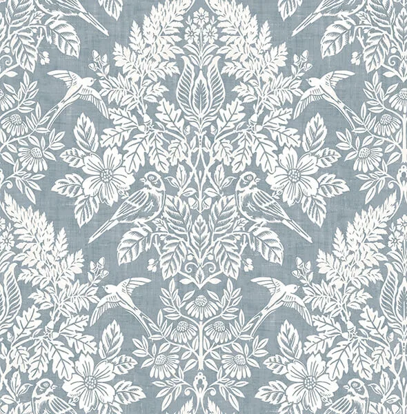 A-Street Prints Finch wallpaper, color Light Blue, SKU 4173-27623