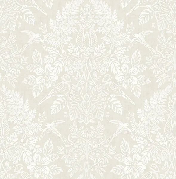 A-Street Prints Finch wallpaper, color Ivory, SKU 4173-27624