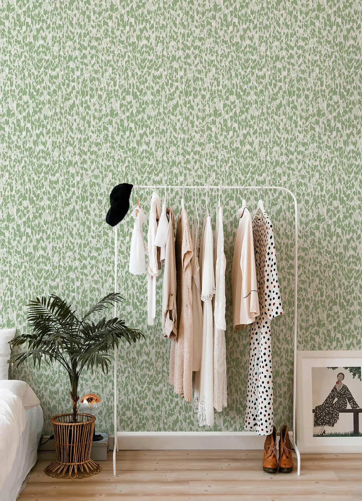 A-Street Prints Flavia - Green Wallpaper | Buy Online A-Street Prints Flavia wallpaper, color Green, SKU 4014-26430