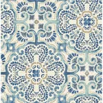 A-Street Prints Florentine - Blue Wallpaper | Buy Online A-Street Prints Florentine wallpaper, color Blue, SKU 2922-24046