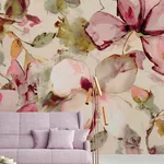 A-Street Prints Florian wallpaper, color Pink, SKU 4202-367577M