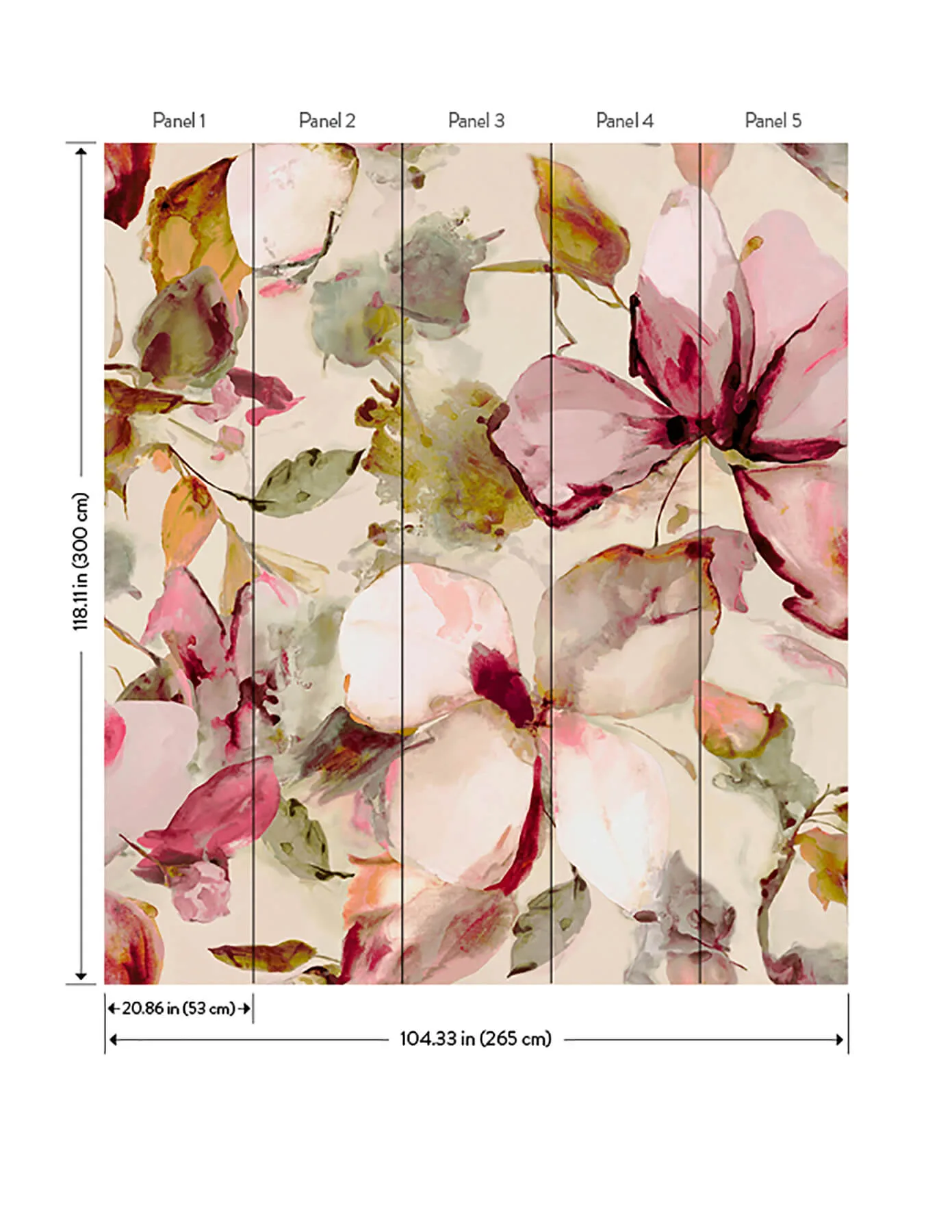 A-Street Prints Florian wallpaper, color Pink, SKU 4202-367577M
