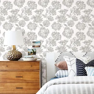 A-Street Prints Folia wallpaper, color Taupe, SKU 2901-25416