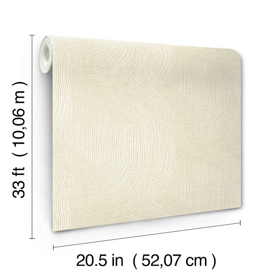 A-Street Prints Folly wallpaper, color Champagne, SKU 4172-27504