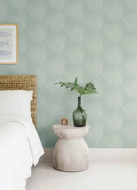 A-Street Prints Folly wallpaper, color Seafoam, SKU 4172-27505
