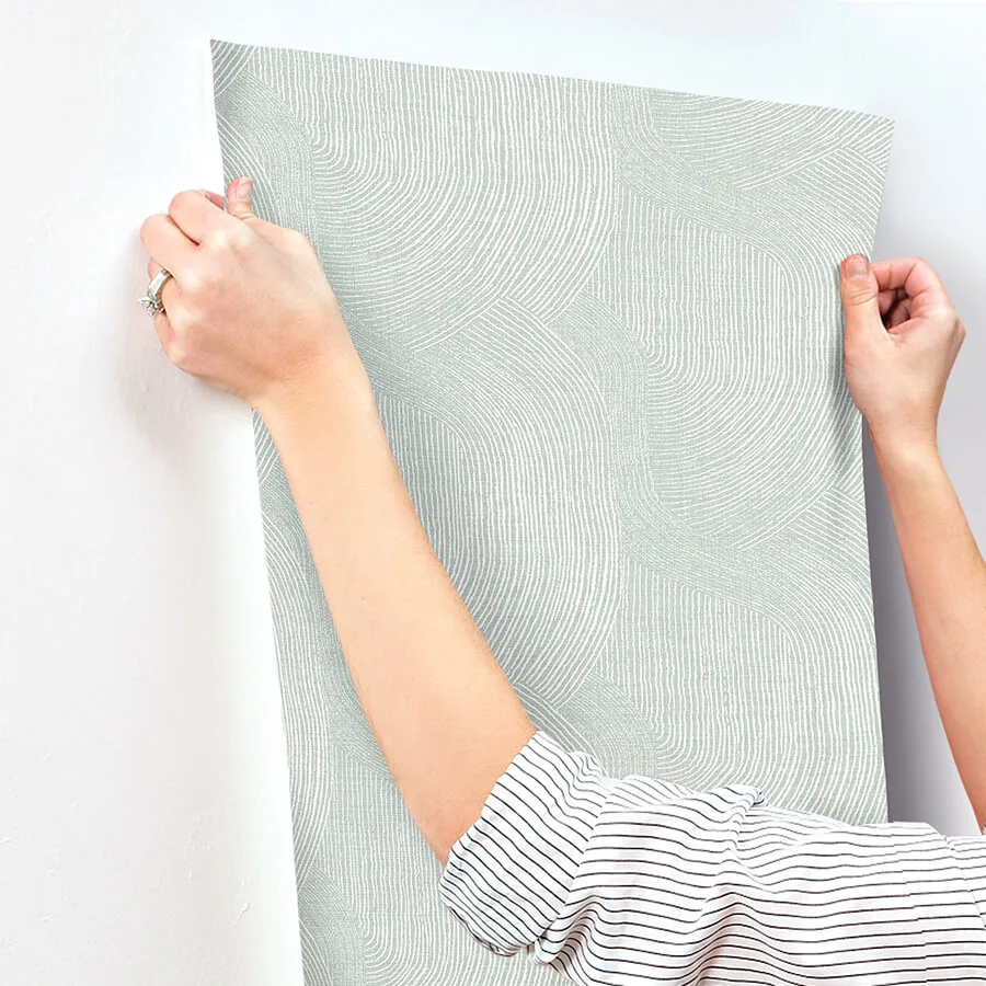 A-Street Prints Folly wallpaper, color Seafoam, SKU 4172-27505