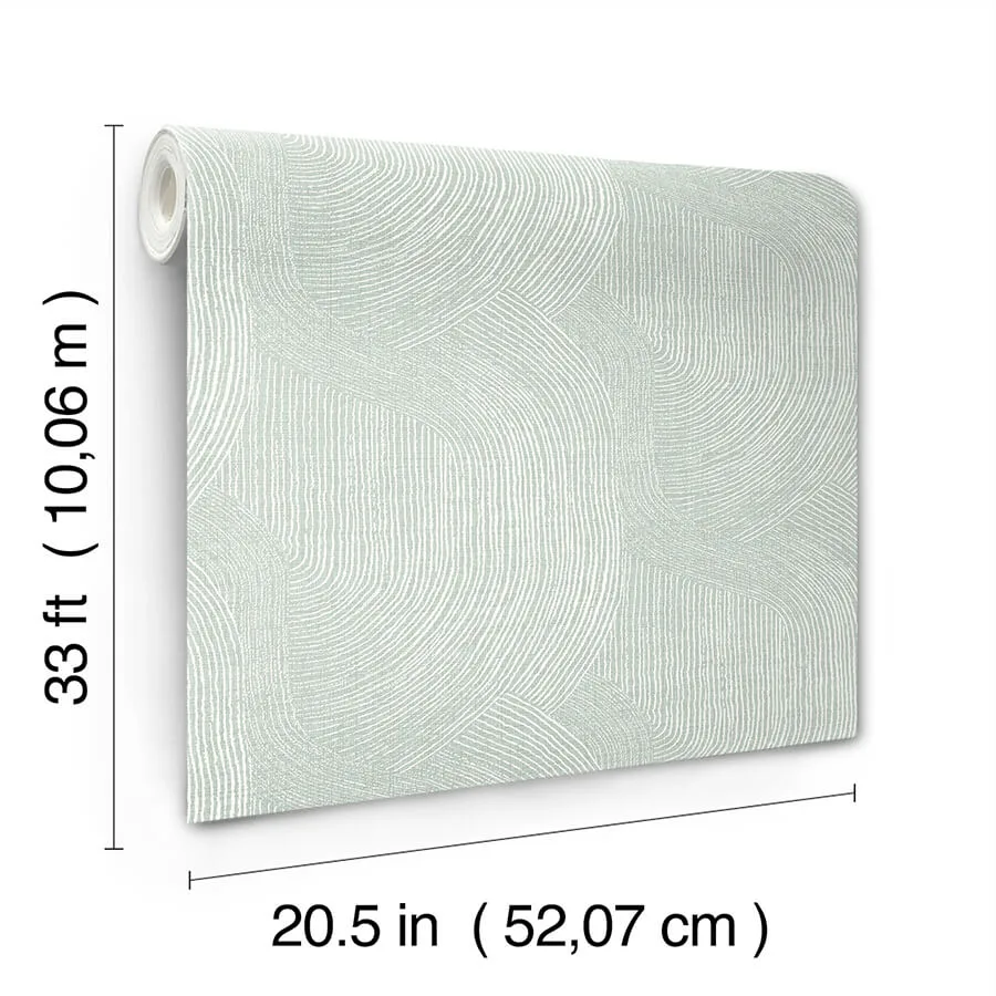 A-Street Prints Folly wallpaper, color Seafoam, SKU 4172-27505